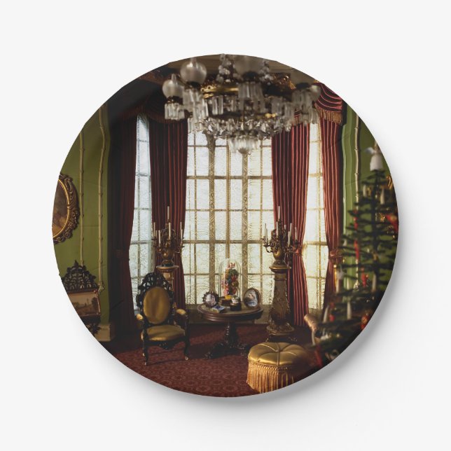 A Victorian Christmas - Paper Plate (Front)