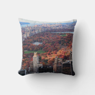 A view from above: Autumn in Central Park 01 Cushion