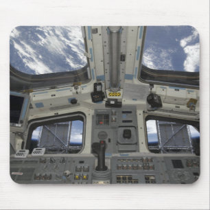 A view from inside the flight deck mouse pad