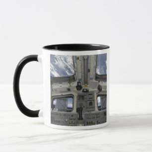 A view from inside the flight deck mug