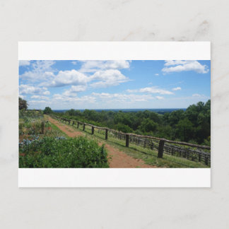 A View From Monticello Postcard