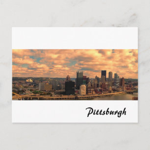 A View from Mt Washington of Pittsburgh Postcard