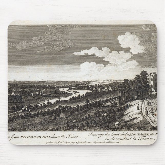 A View from Richmond Hill down the River Mouse Pad (Front)
