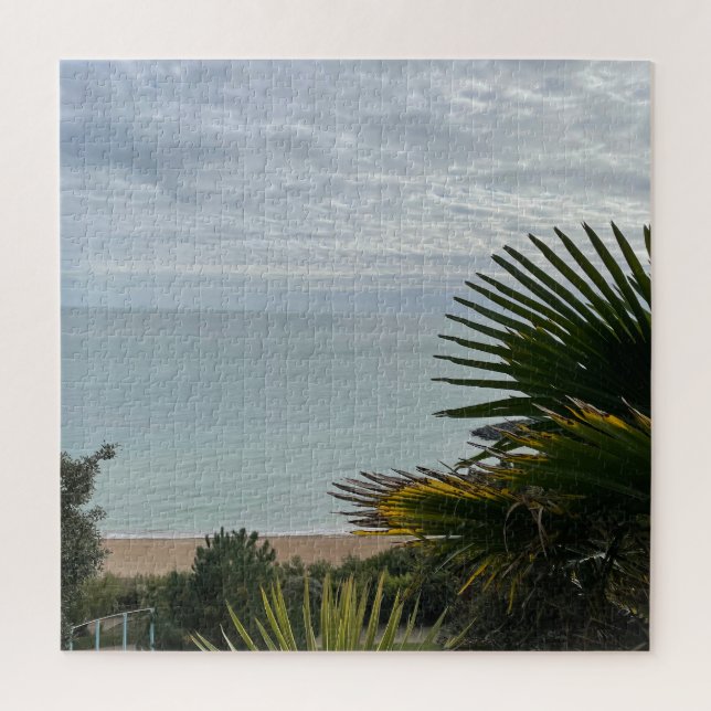 A view from the Lower Leas Coastal Path Folkestone Jigsaw Puzzle (Vertical)