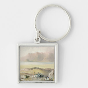 A View in Greece Key Ring