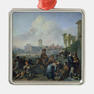 A View in Rome, 1668 Metal Tree Decoration