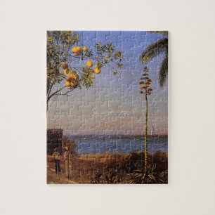 A View in the Bahamas by Bierstadt Albert. Jigsaw Puzzle