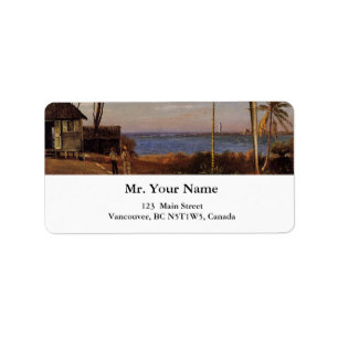A View in the Bahamas by Bierstadt Albert Label