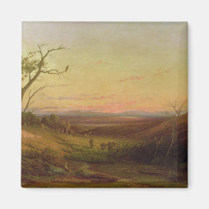 A View of Adelaide at Sunset Magnet
