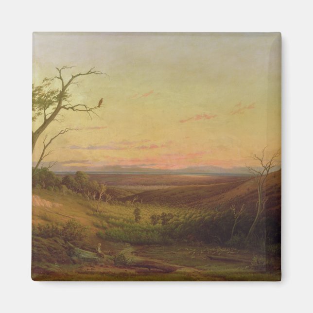 A View of Adelaide at Sunset Magnet (Front)