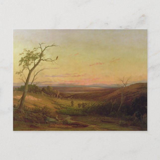 A View of Adelaide at Sunset Postcard (Front)