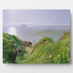 A View of Ailsa Craig and the Isle of Arran, 1860 Plaque