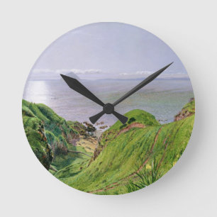 A View of Ailsa Craig and the Isle of Arran, 1860 Round Clock