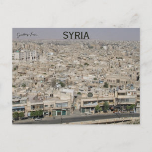 A View of Aleppo Syria Postcard