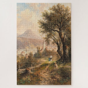 A View of Bad Aussee – Emil Barbarini Jigsaw Puzzle