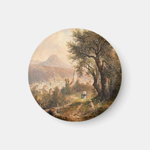 A View of Bad Aussee – Emil Barbarini Magnet