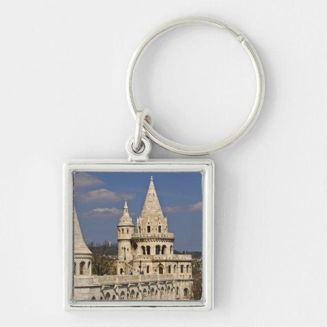 A view of Budapest from Castle Hill. Key Ring (Front)