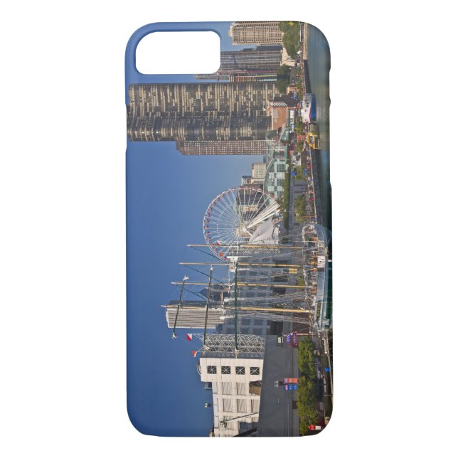 A view of Chicago's Navy Pier 2 Case-Mate iPhone Case (Back)