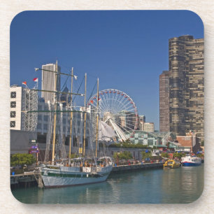 A view of Chicago's Navy Pier 2 Coaster