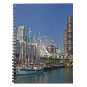 A view of Chicago's Navy Pier 2 Notebook