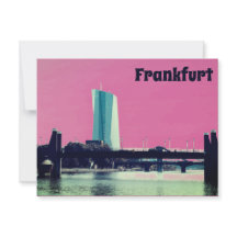 A view of Frankfurt & Pink Sky