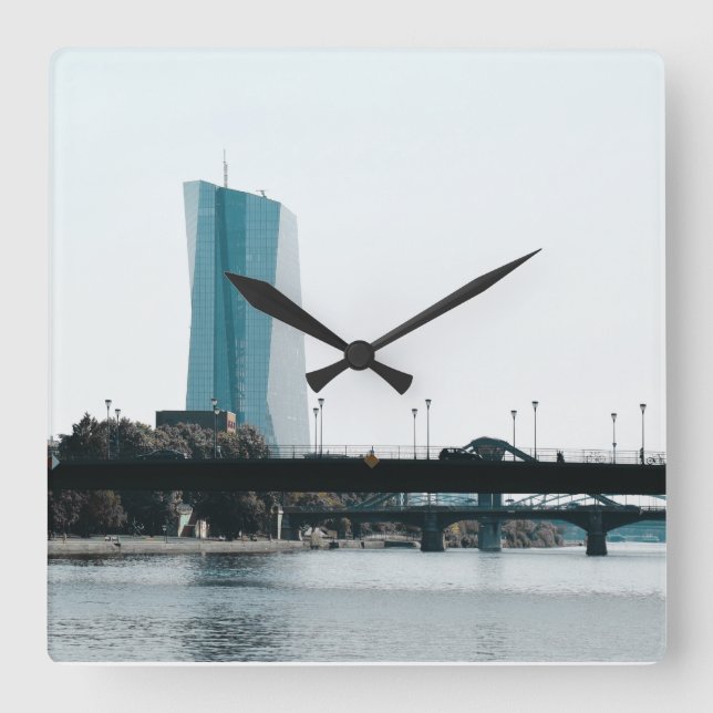 A view of Frankfurt Square Wall Clock (Front)