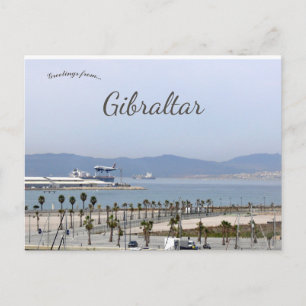 A View of Gibraltar Postcard