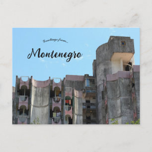 A View of Houses in Podgorica Montenegro Postcard