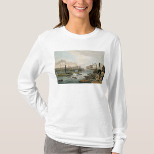A View of London Bridge and the Custom House T-Shirt