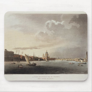 A View of London from the Thames, 1809 Mouse Pad