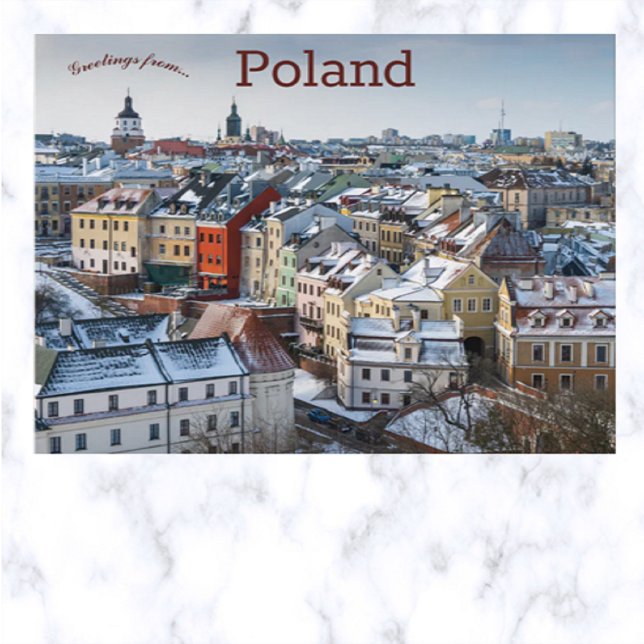 A View of Lublin Poland Postcard (Creator Uploaded)