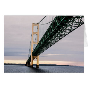 A view of Mackinac Bridge from Lake Michigan 2