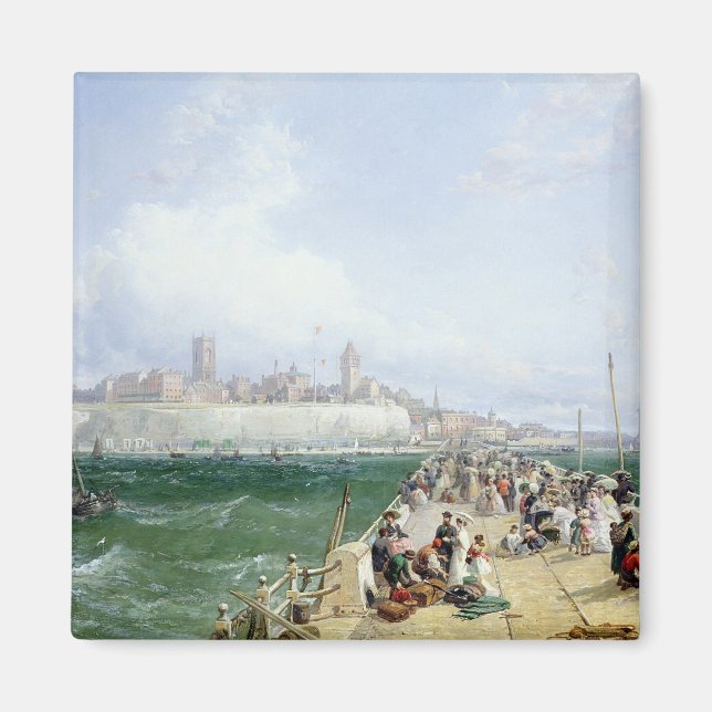 A View of Margate from the Pier, 1868 Magnet (Front)