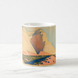 A view of Mount Carmel, Utah by Maynard Dixon Coffee Mug
