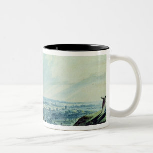 A View of Norwich, from Mouseshold Hill Two-Tone Coffee Mug