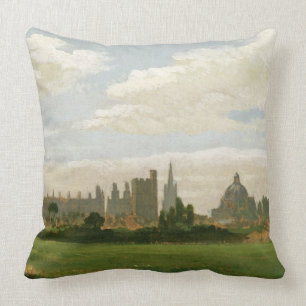 A View of Oxford (oil on millboard) Cushion