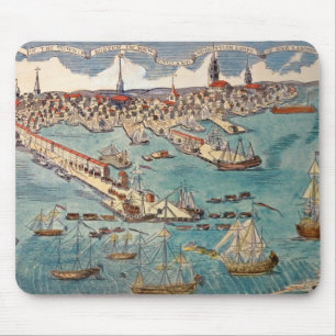 A View of Part of the Town of Boston Mouse Pad