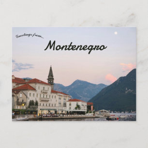 A View of Perast Montenegro Postcard