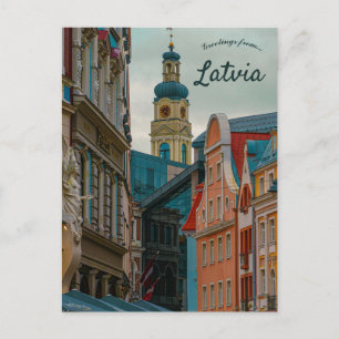 A View of Riga Latvia Postcard