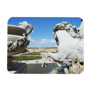 A view of Schonbrunn Palace in Vienna, Austria. Magnet