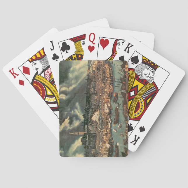 A View of Seville Playing Cards (Back)