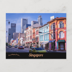 A View of Singapore Postcard