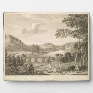 A view of Stour Head in Wiltshire (engraving) Plaque