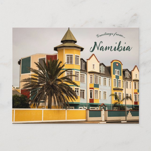 A View of Swakopmund Namibia Postcard (Front)