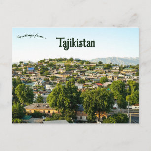 A View of Tajikistan Postcard