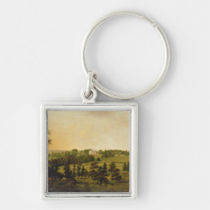 A View of Tapeley Park, Instow, North Devon Key Ring