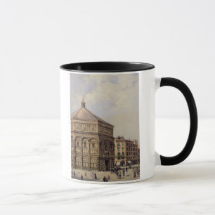 A View of the Baptistry in Florence (panel) Mug