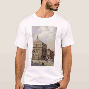 A View of the Baptistry in Florence (panel) T-Shirt