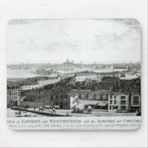 A View of the Cities of London and Westminster Mouse Pad