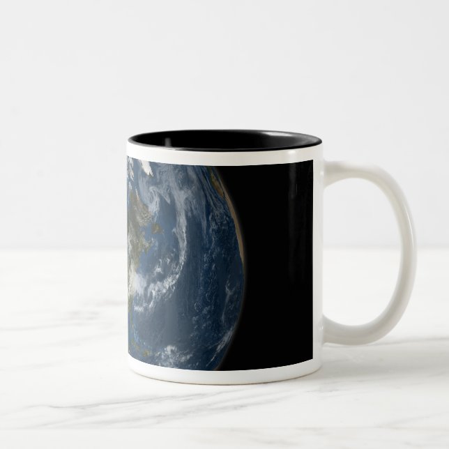 A view of the Earth Two-Tone Coffee Mug (Right)